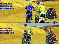 une photo d'Ã©cran de Moto Racer 2 sur Sony Playstation